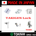 Seleção de produtos de dobradiça, trava, permanência e manipulação. Fabricado por Takigen Mfg. Co., Ltd. Fabricado no Japão (dobradiça de aço inoxidável)